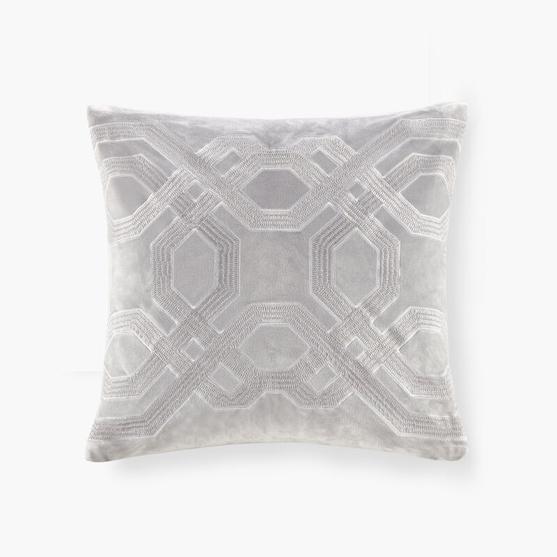 Gracie Mills Gerard Japanese Braiding Square Decor Pillow