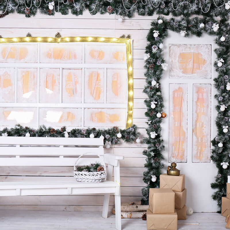 100' Warm White LED Christmas Rope Lights image number 3
