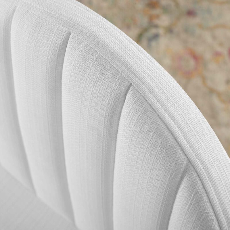 Isla Channel Tufted Upholstered Fabric Dining Side Chair image number 6