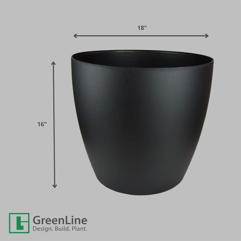 American Essence Memphis Small Round Plastic Planter.