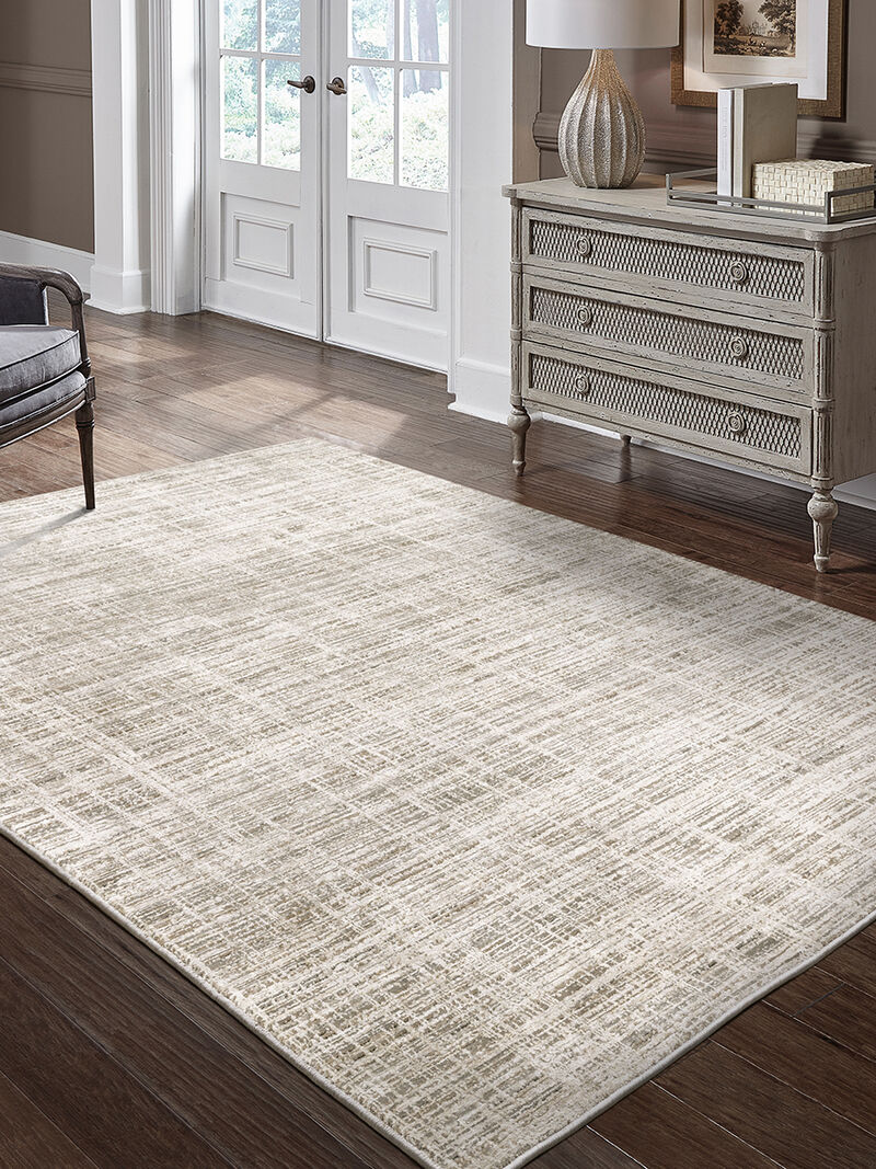 Nebulous 5'3" x 7'6" Beige Rug image number 1