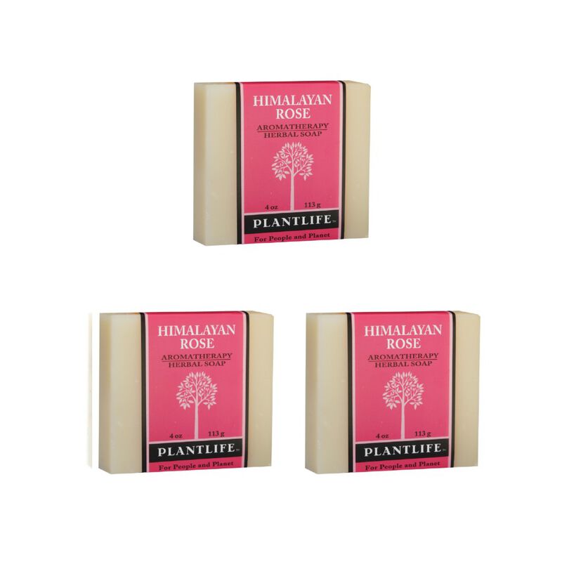 Plantlife Bar Soap - Himalayan Rose 3 Pack image number 2