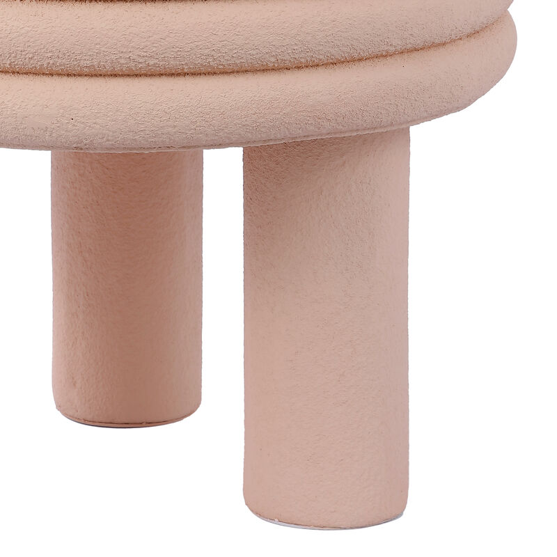 Rashida Contemporary Minimalist Curvy High Indoor/Outdoor Accent Table