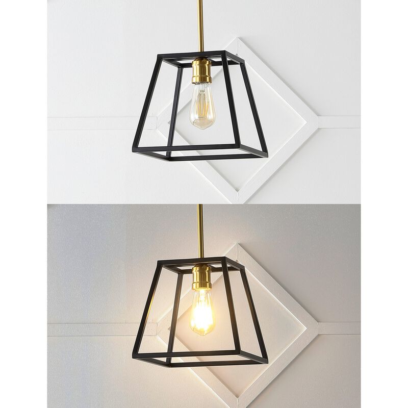 Girard 1-Light Farmhouse Industrial Iron LED Pendant