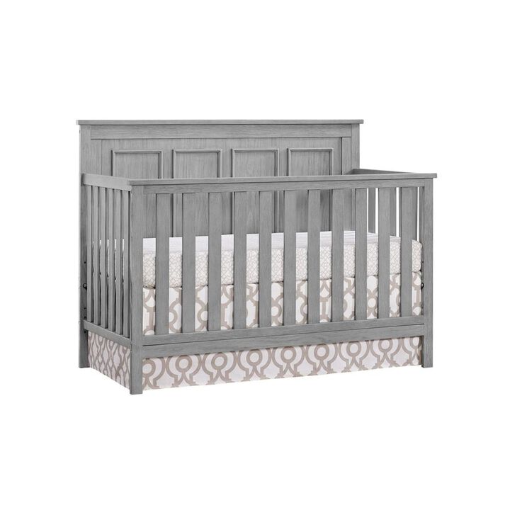 Oxford Baby Bennett 4 In 1 Convertible Crib Rustic Gray