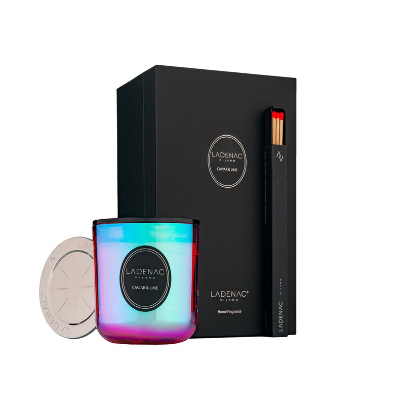 Candle in Jar URBAN SENSES 7 oz Holographic Caviar Lime 8.86 x 5.91 x 3.54 in image number 1