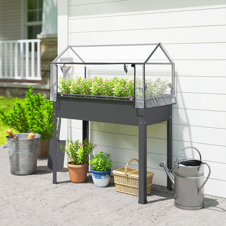 Hivvago Elevated Vegetable Planter with Drainage Hole