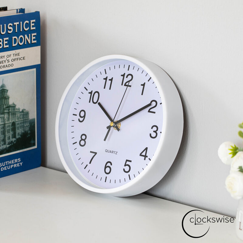 Clockswise Blue 10-In Analog Clock