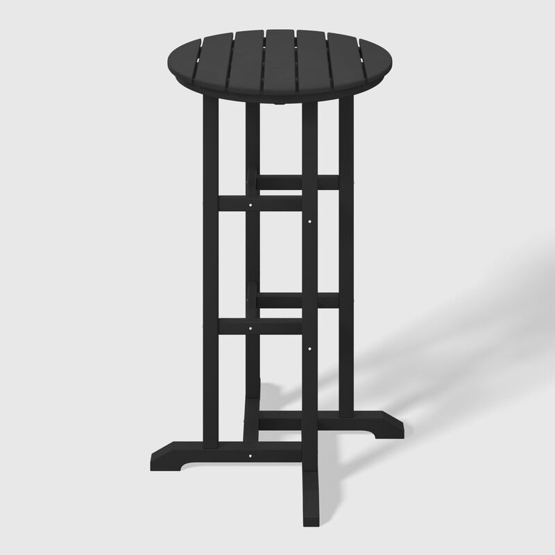 WestinTrends Outdoor Patio Bar Height Table and Bar Stool 3-Piece Dining Set