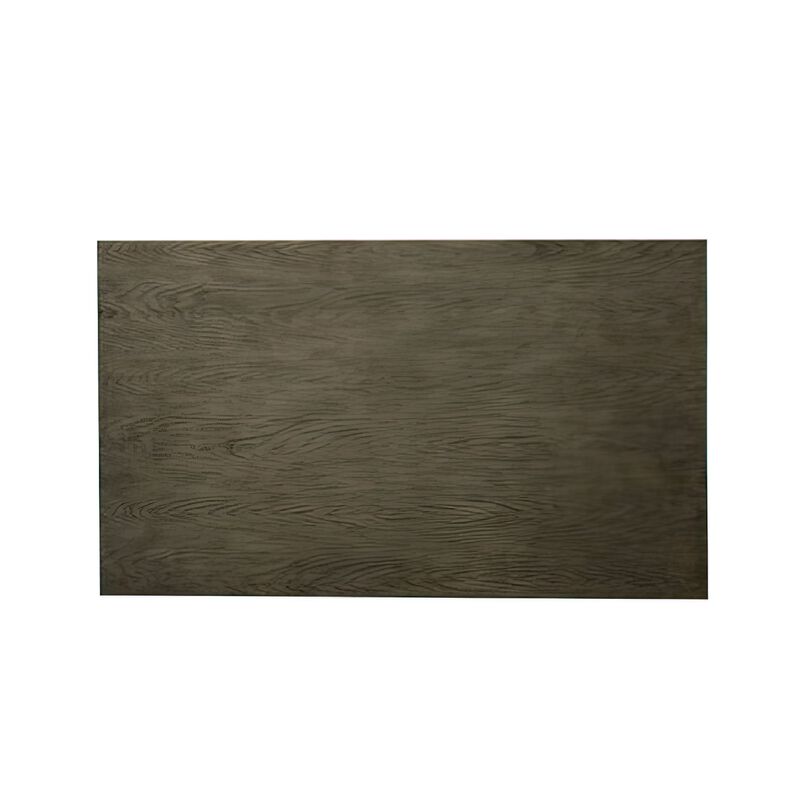 7 Piece Wooden Counter Height Table Set, Brown - Benzara