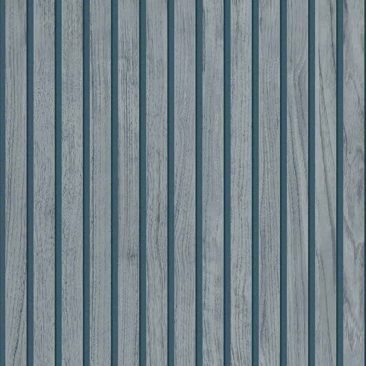 Panacea Blue Wood Wallpaper