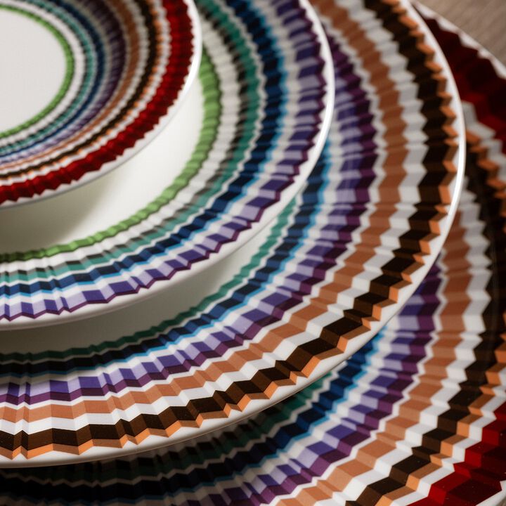 Soup Plates WAVES Set of 2, diam. 8.66"