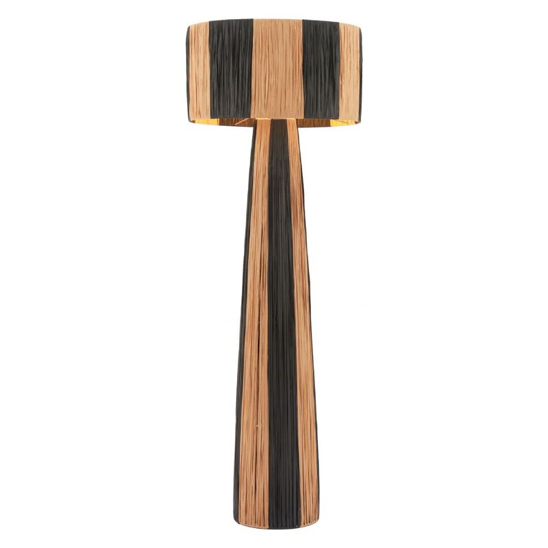 Gala Floor Lamp Black & Natural image number 0
