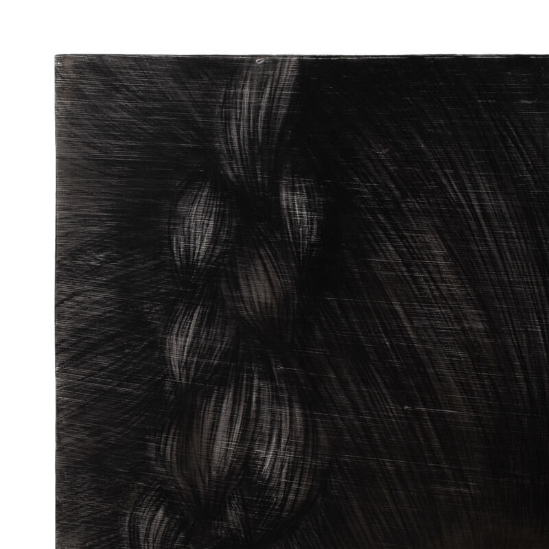 S/4 Hand Painted Braided Girl image number 2