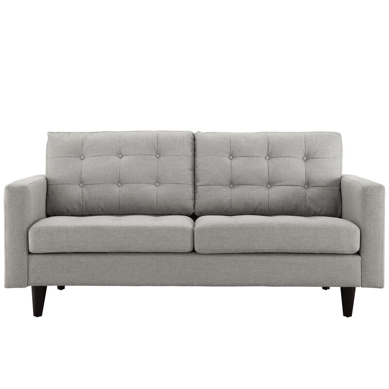 Empress Upholstered Fabric Loveseat image number 0