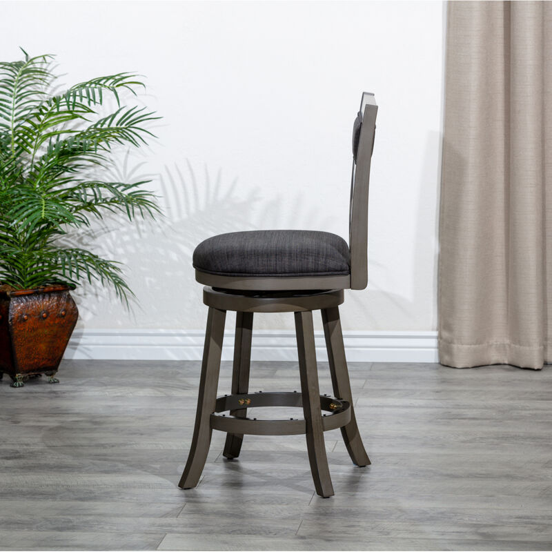 Streamdale Swanky Swivel Stool in Gray