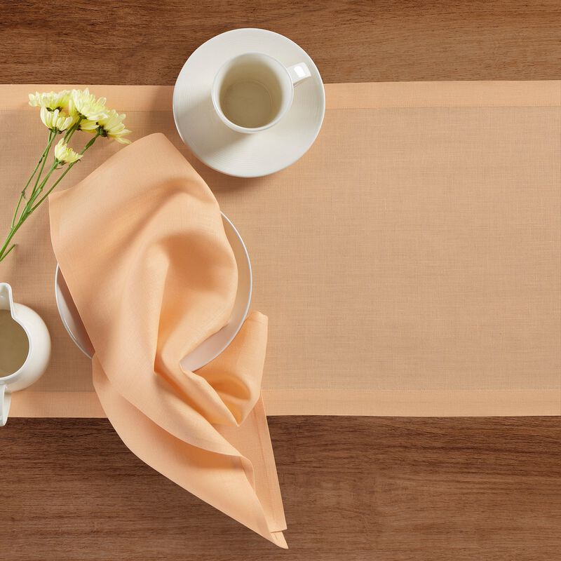Solino Home 100% Pure Linen Table Runner - Fete