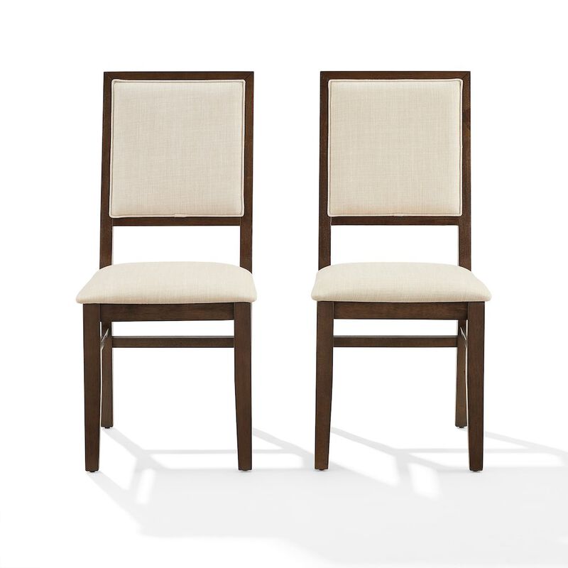 Joanna 2-Piece Upholstered Back Dining Chair Set