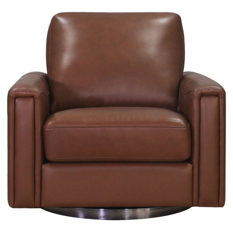 Hayward Swivel Leather Chair