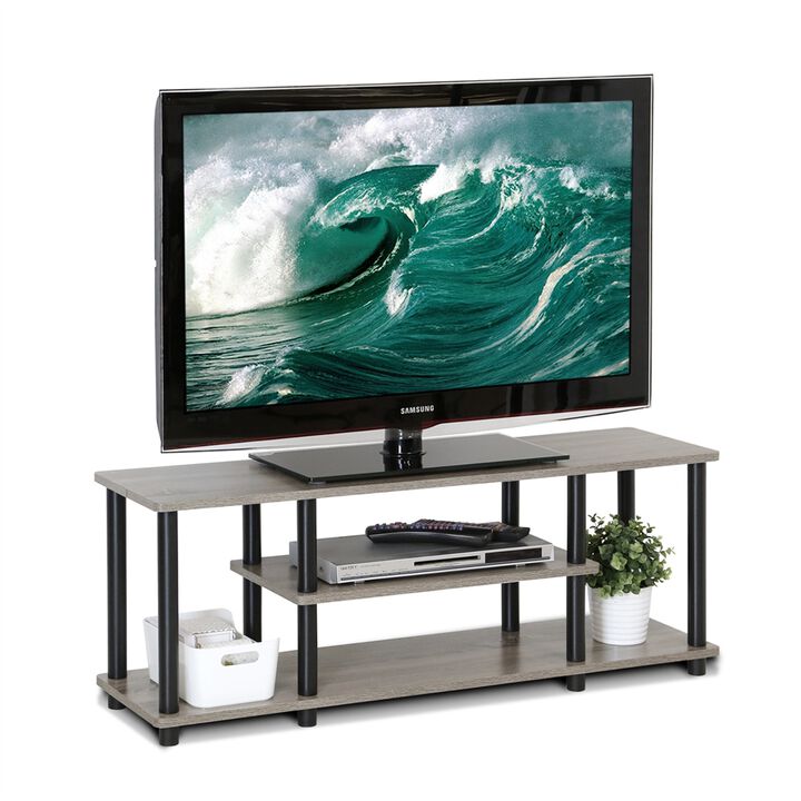 Furinno Turn-N-Tube No Tools 3-Tier Entertainment TV Stands