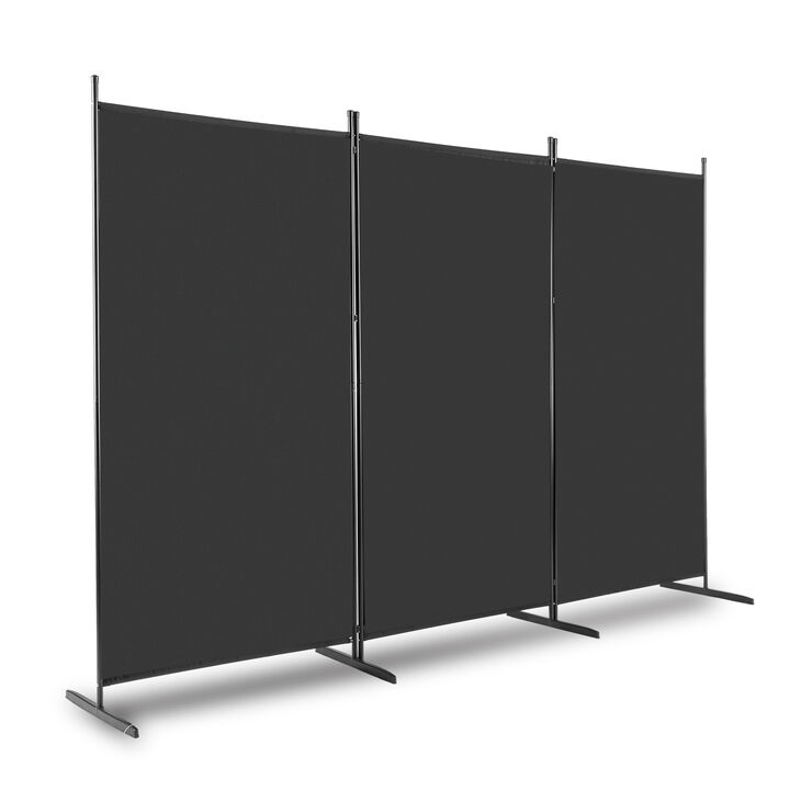Trifold Foldable Screen Portable Privacy Divider for Home, Office & Room Partition