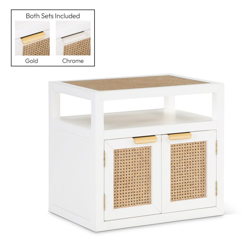 Meridian Furniture Cole White Night Stand