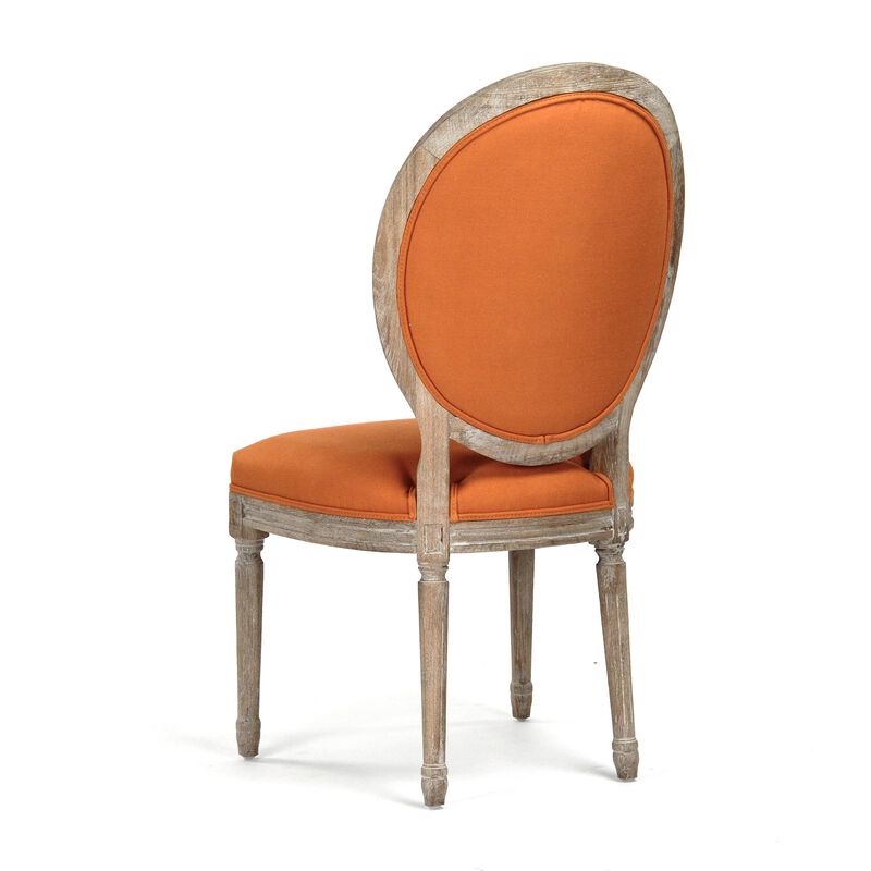 Medallion Tufted Back Side Chair