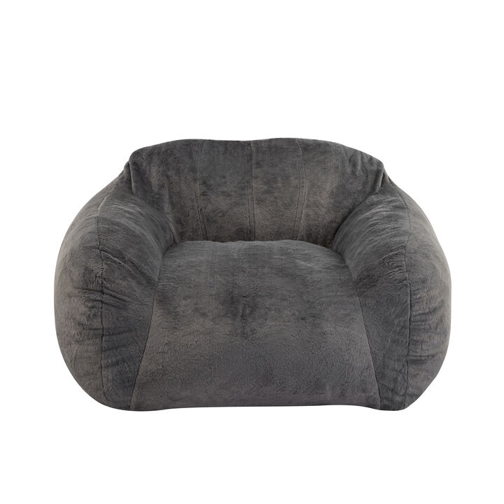 Christopher Knight Home Aleida Modern Versatile Faux Fur Bean Bag with Backrest