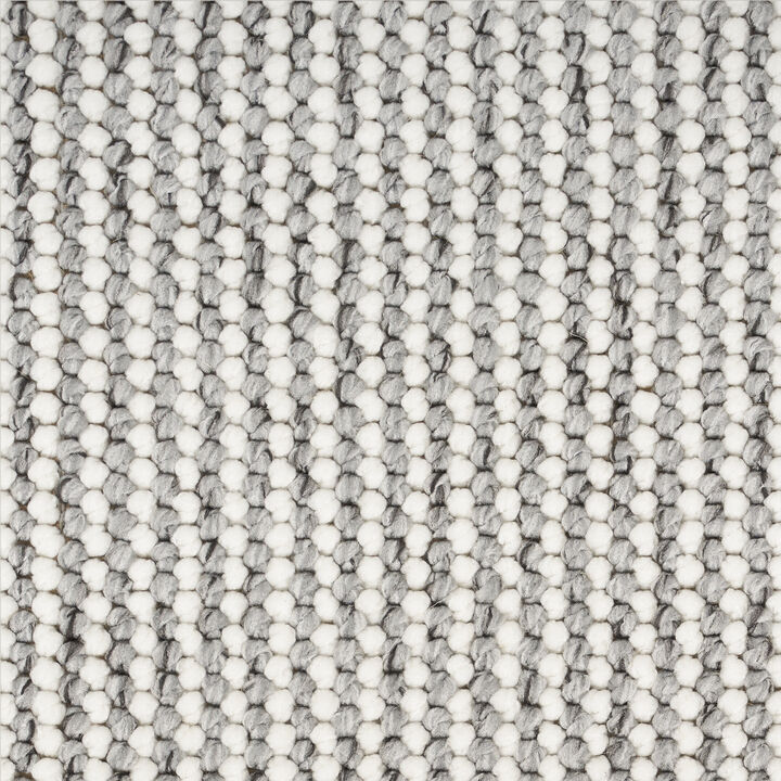 HomeRoots Abstract Area Rug With Fringe