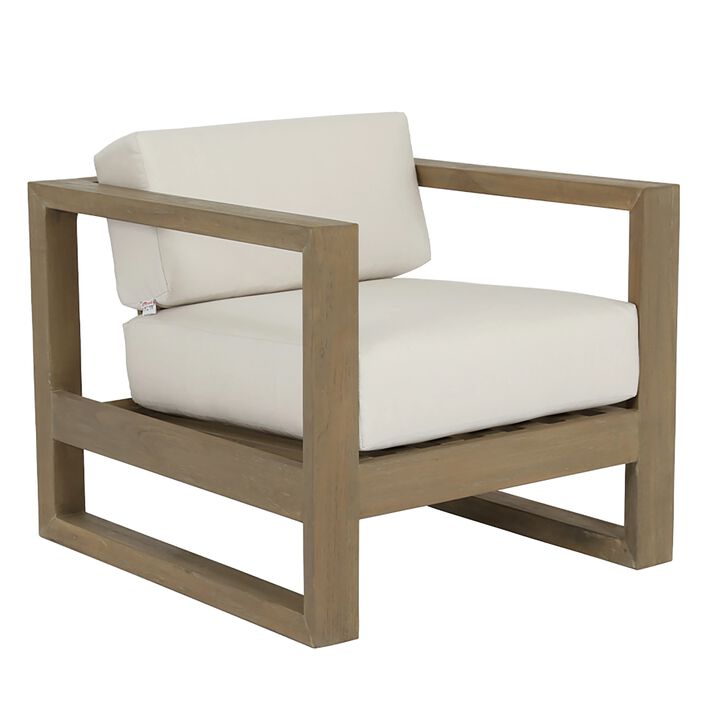 Coastal Teak Club Chair