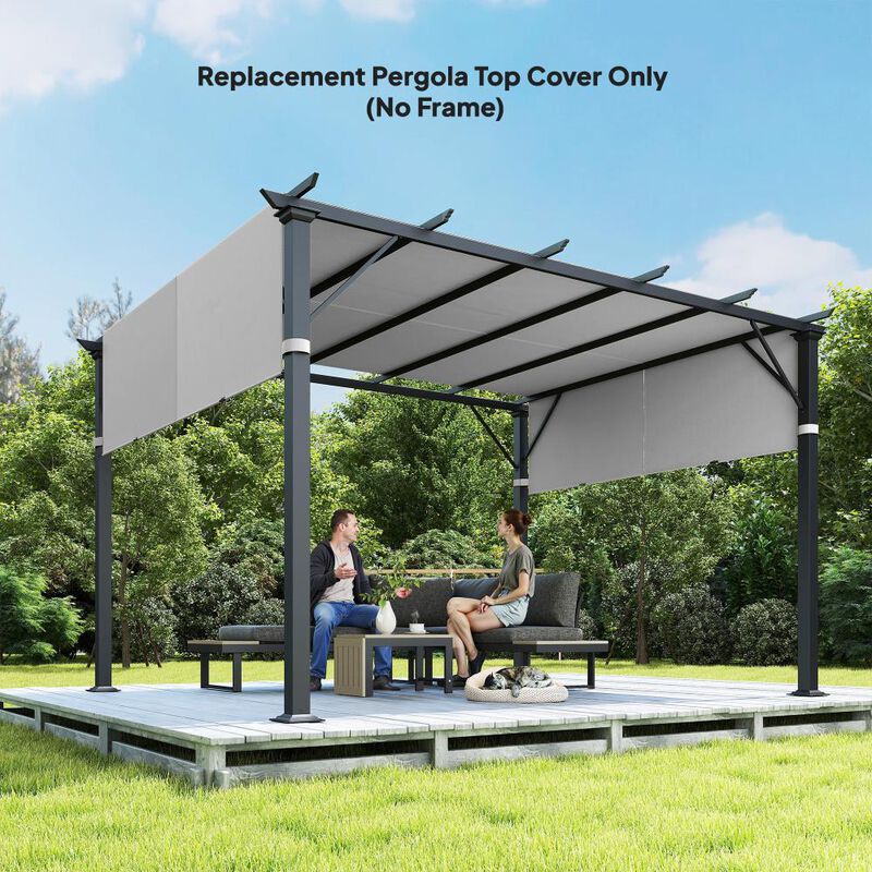 Hivvago 10x10 Pergola Replacement Canopy Set of 2 image number 7