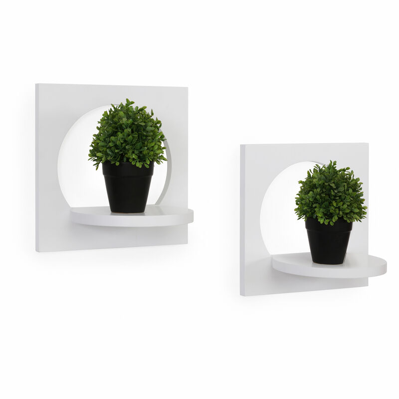 Silhouette Wall Shelves (Set of 2)