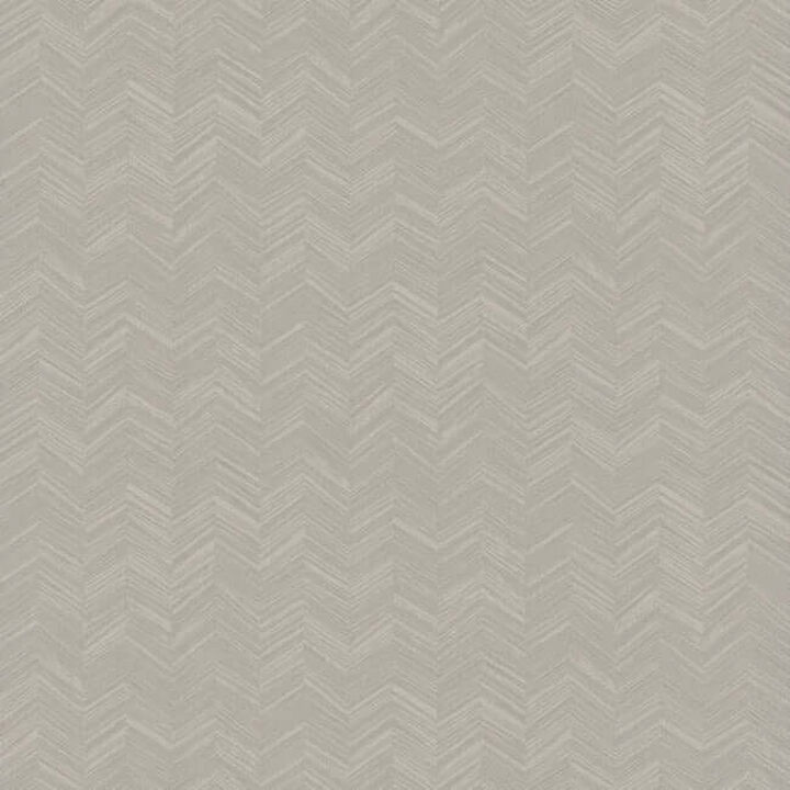 Raised Chevron Taupe Wallpaper