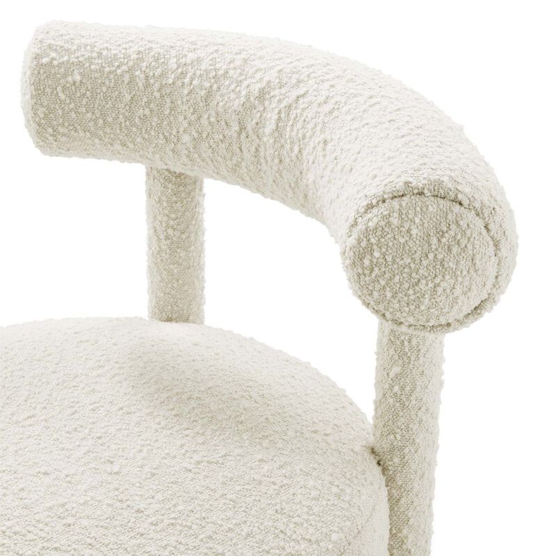 Toulouse Boucle Fabric Dining Chair Set of 2 image number 7