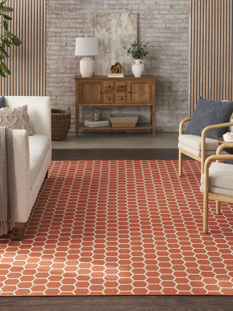 Twist Reversible TWS01 Coral 10' x 14' Rug