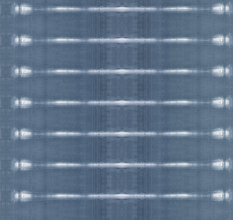 Resound Indigo Wallpaper