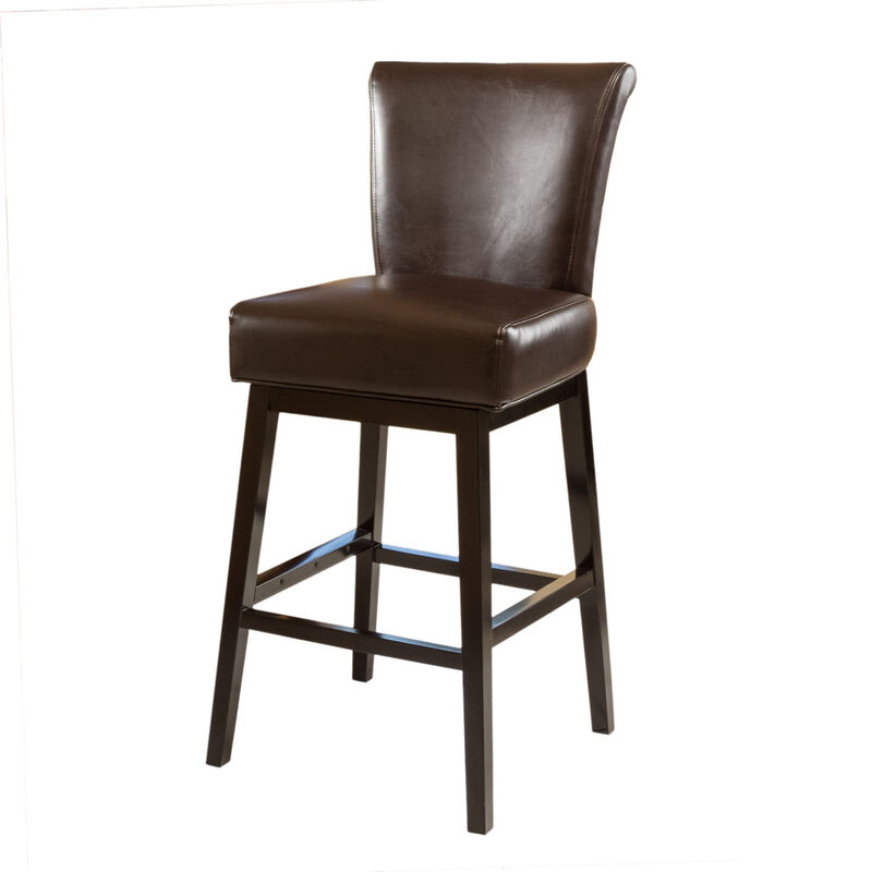 Streamdale 30.25'' High Swivel Bar Stool,Brown