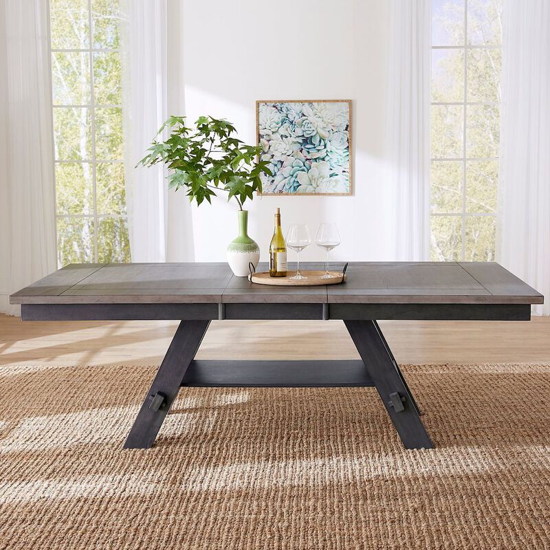 Liberty Furniture Lawson Rectangular Table in Rubberwood Solids w/ White Oak Veneers image number 4