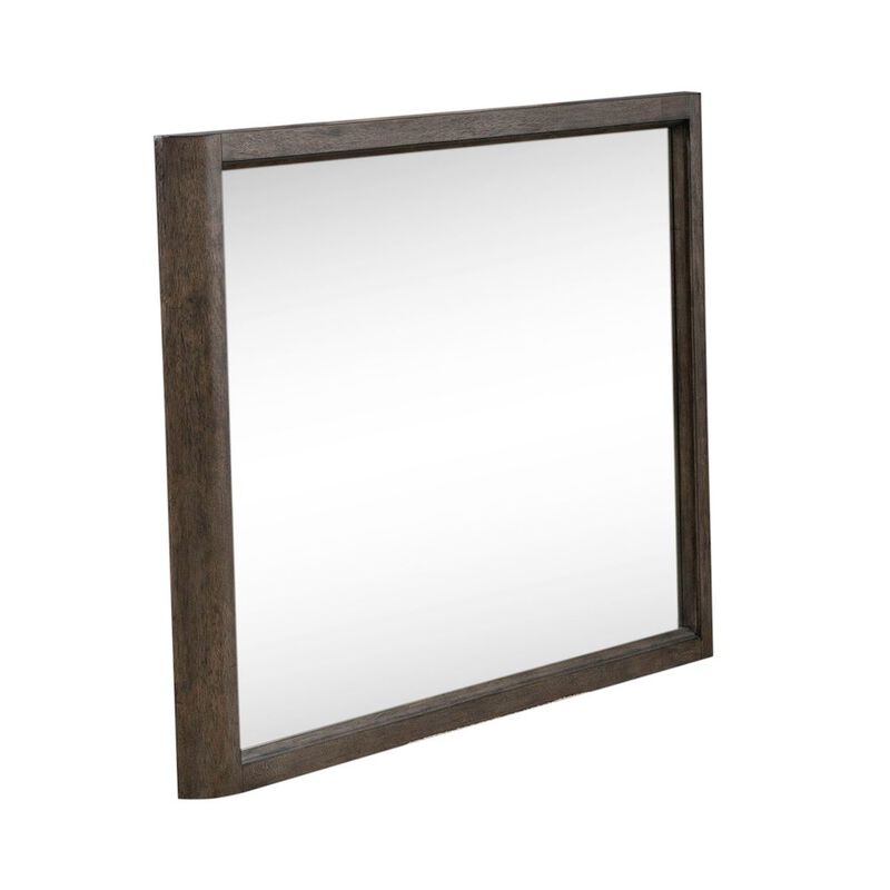 Liberty Furniture Cascade Falls Mirror for Bedroom Dresser Mount - Satin Espresso Oak image number 0