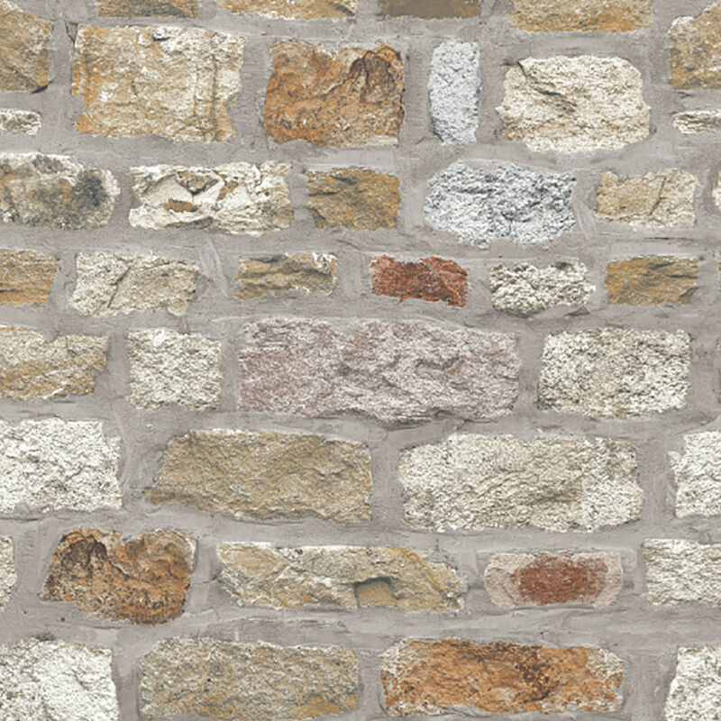 Atticus Neutral Country Stone Wallpaper image number 0