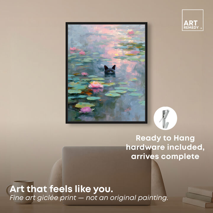 Lily Hunter II Animals Canvas Print by Art Remedy