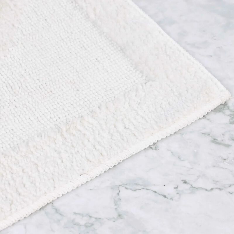 Myra Medallion Textured Jacquard Machine Washable Bath Rugs, Set of 2 image number 2