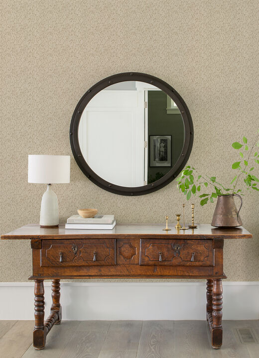 Mackintosh Light Brown Textural Wallpaper (Set of 2)