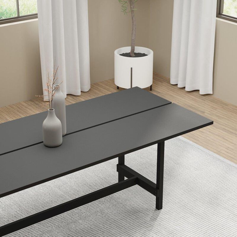Jaslyn Split Top Dining Table - Black