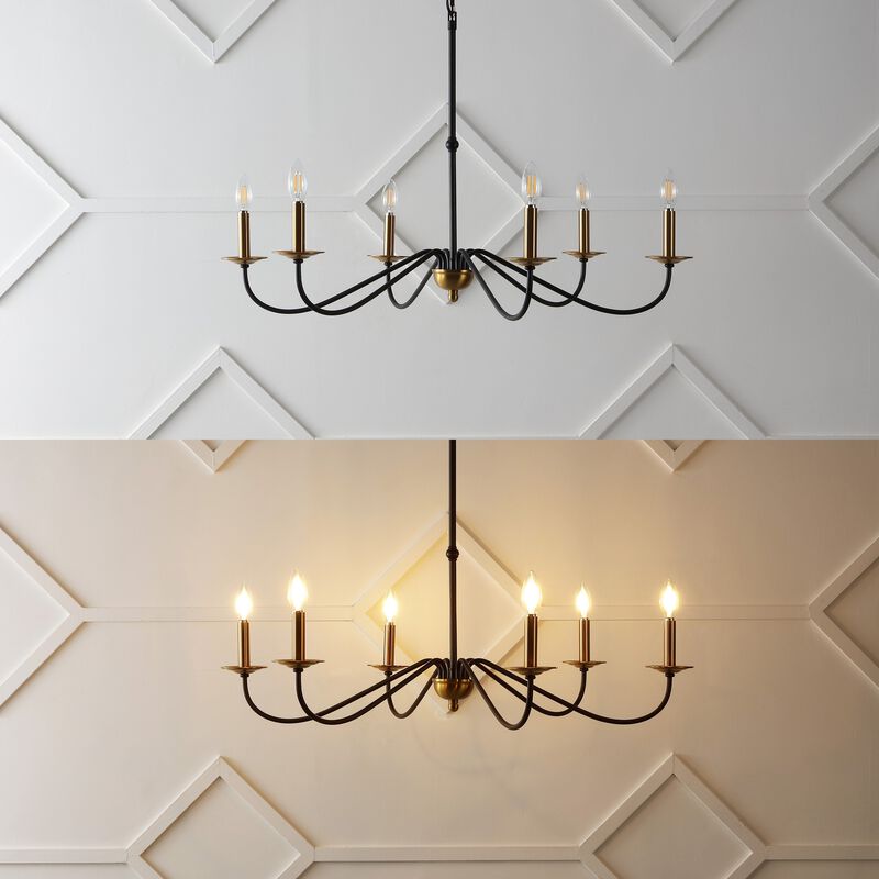 Wicklow Bohemian Farmhouse Iron LED Chandelier