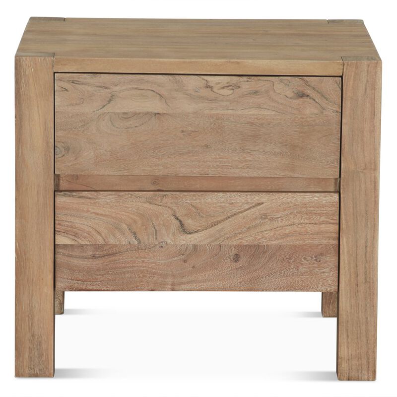 World Interiors Mesa 32" Nightstand in Brushed Acacia image number 6