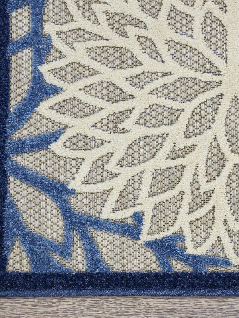 Aloha ALH05 Blue/Multicolor 9' x 12' Rug