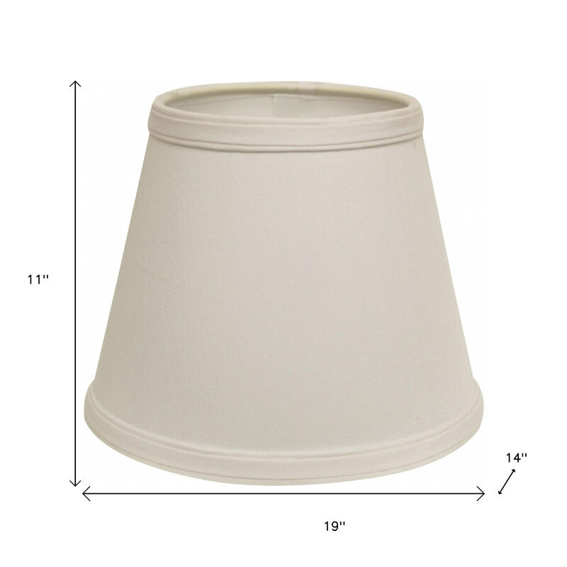 HomeRoots White No Slub Innsbruck Empire Lamp Shade image number 3