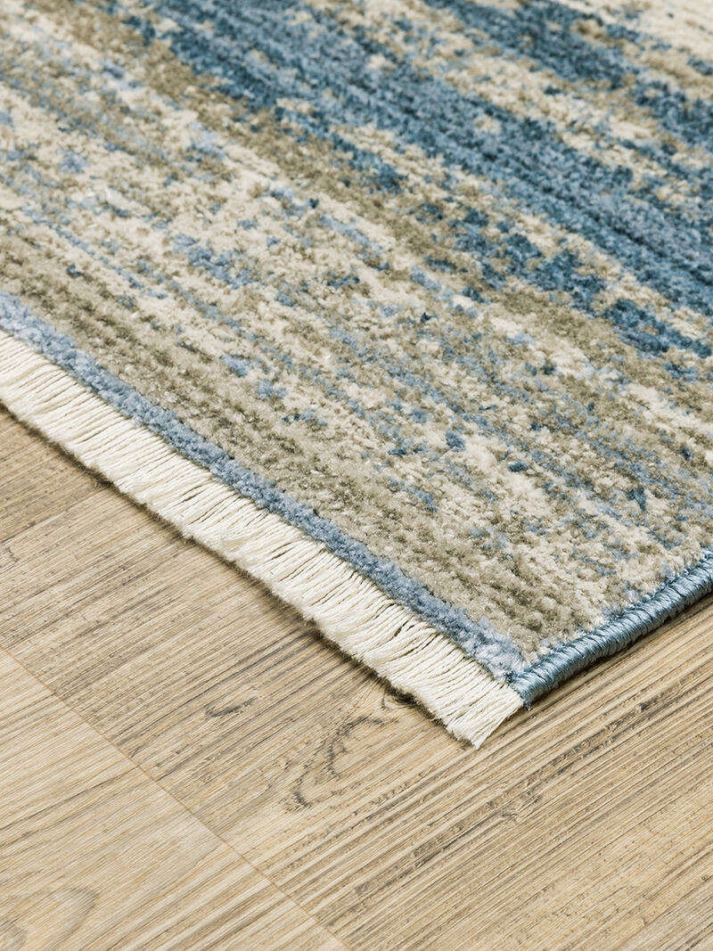 Bauer 5'3" x 7'6" Blue Rug image number 1