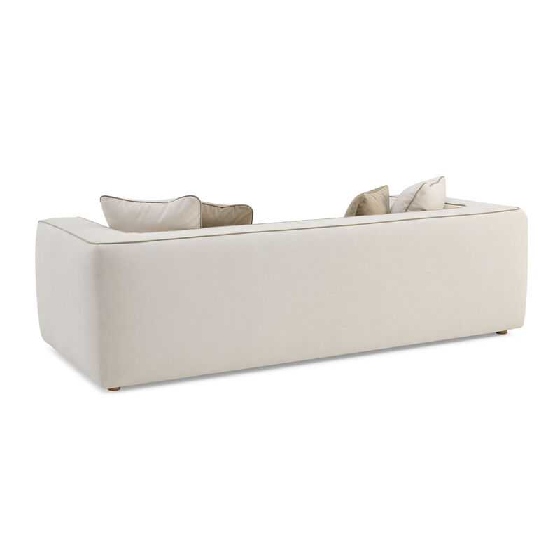 Tristine Cream Linen Sofa